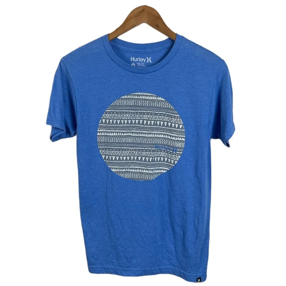 Ts398 Mens Hurley Surfing Brand Premium Fit Crew Neck T Shirt S